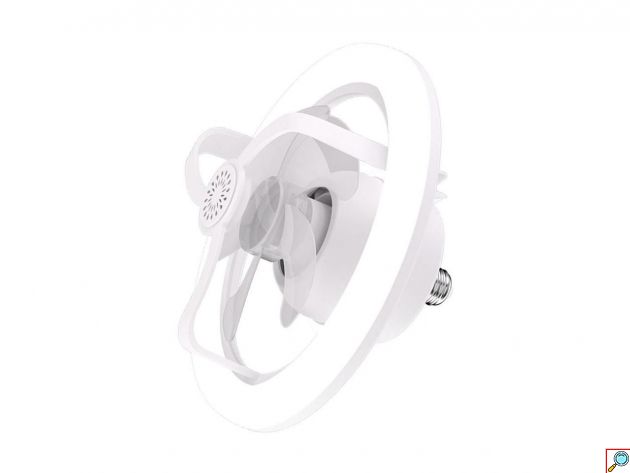 2 σε 1 Ανεμιστήρας Οροφής και Λάμπα LED RGB 500W με Τηλεχειριστήριο 280x180mm 