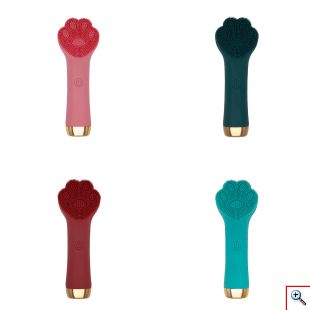 Βούρτσα Σιλικόνης με Επιδερμικούς Ηχητικούς Παλμούς για Άψογο Καθαρισμό & Μασαζ Προσώπου USB - Cat Claw Cleanser Ροζ