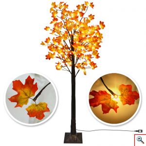 Εντυπωσιακό Διακοσμητικό Φωτιζόμενο Δέντρο 160εκ - Προσαρμοζόμενα Κλαδιά & Led Φωτισμός