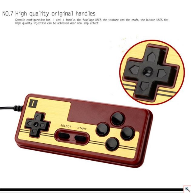 Ρετρό Παιχνιδομηχανή με 632 Παιχνίδια 8 Bit με 2 Τηλεχειριστήρια - Συνδέεται με TV - Κονσόλα Entertainment System FC Naruto Nintento Famicom Games