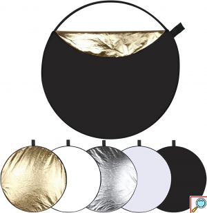 Σετ 5 σε 1 Ανακλαστήρες 80cm για Επαγγελματική Φωτογράφιση Puluz