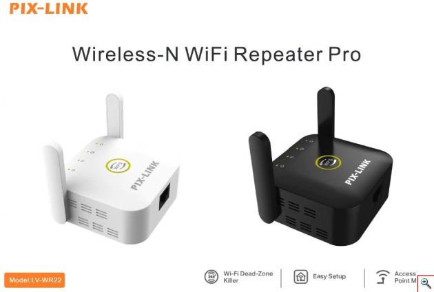 Ασύρματος Ενισχυτής Σήματος - Wifi Repeater 300M 2 Antennas 2.4GHz with Ethernet Port WPS