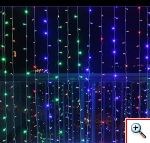 320 LED Λαμπάκια Χριστουγεννιάτικη Κουρτίνα RGB Πολύχρομος Φωτισμός - Digital Light Series