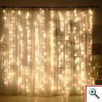 320 LED Λαμπάκια Χριστουγεννιάτικη Κουρτίνα Θερμός Φωτισμός - Digital Light Series