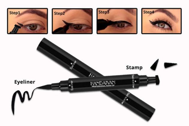 Glamza 2 in 1 Vampire Stamp Liquid Eyeliner - Στάμπα/Σφραγίδα & Υγρό Μολύβι Ματιών 2 σε 1