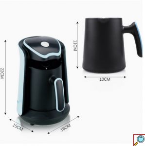 Ηλεκτρική Μηχανή Ελληνικού Καφέ 600W με Χωρητικότητα 550ml και Αποσπώμενη Βάση
