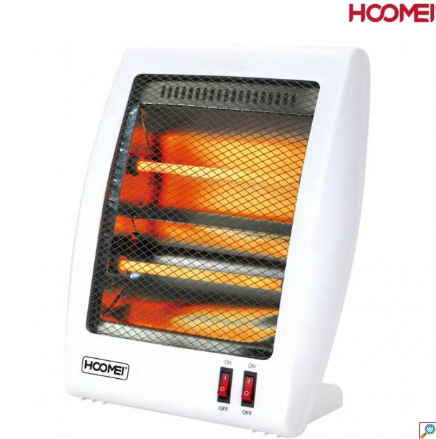 Επιδαπέδια Θερμάστρα-Σόμπα Χαλαζία 800W με 2 Λαμπτήρες και 2 Ρυθμίσεις Θέρμανσης για Χώρους έως 10m² Hoomei 