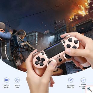 Ασύρματο Χειριστήριο Doubleshock για PS4 Electric - Rose Gold