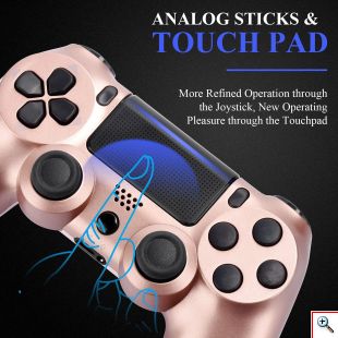 Ασύρματο Χειριστήριο Doubleshock για PS4 Electric - Rose Gold