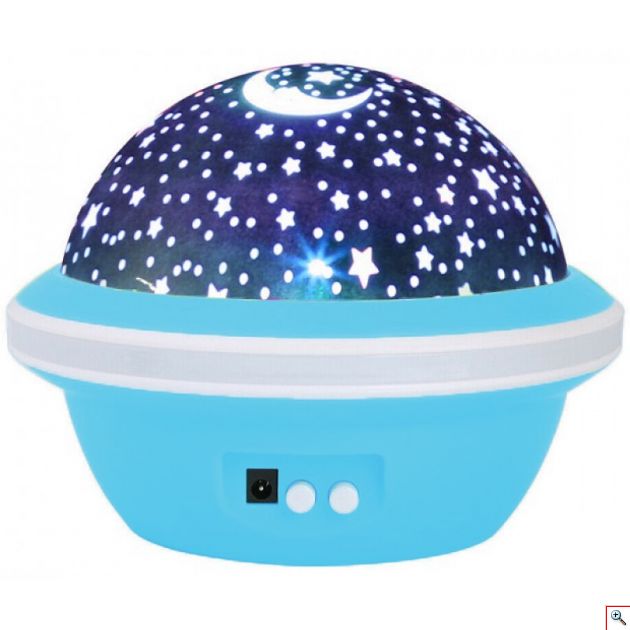 LED Προβολέας Φως USB για Παιδικό Υπνοδωμάτιο - UFO Starry Sky Moon Star Laser Night Lamp 