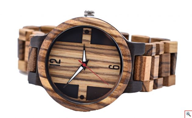 Ξύλινο Ψηφιακό Ανδρικό Ρολόι - Wooden Man Watch