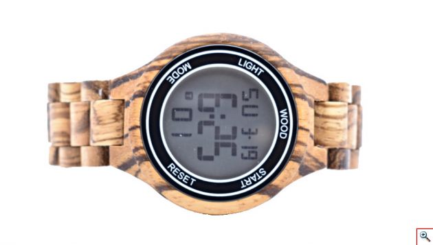 Ξύλινο Ψηφιακό Ανδρικό Ρολόι - Wooden Man Watch