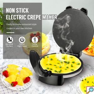 Sokany® Αντικολλητκή Ηλεκτρική Κρεπιέρα με Διπλές Πλάκες Ψησίματος