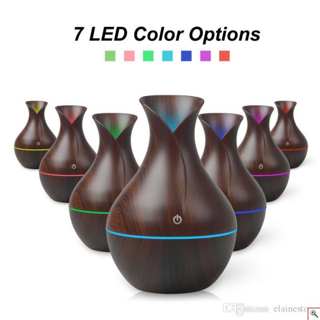 Υγραντήρας Υπερήχων & Αρωματοθεραπείας με LED Φωτισμό - USB Ultrasonic Εκνεφωτής Aroma Humidifier