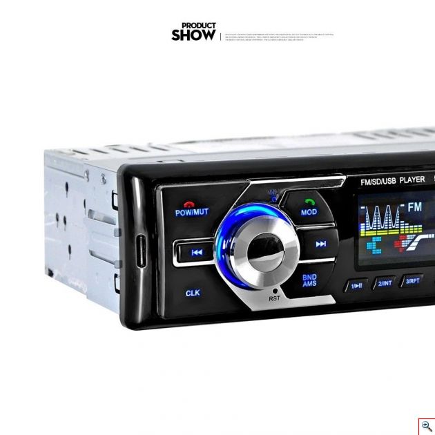 Ασύρματο Radio Mp3 Player Handsfree Αυτοκινήτου με Bluetooth USB/SD/FM, AUX Input, Τηλεχειριστήριο & Μικρόφωνο