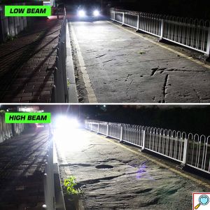 2x Novsight Λαμπτήρες LED Φώτα Πορείας Αυτοκινήτου 12/24V HB4 9006 120W (2x60W) 22000LM 6500K IP68 A500 N37