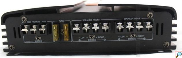 Ενισχυτής Αυτοκινήτου - 4 Καναλιών 3200W, MOSFET 12V, 2/4 Ohm για Ηχεία & Subwoofer