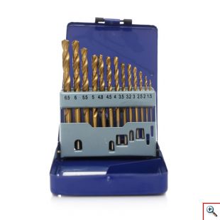 Σετ Τρυπάνια Τιτανίου HSS 1.5-6.5 mm 13 τμχ