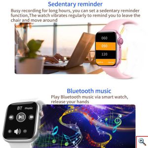 Bluetooth Smart Watch - Αδιάβροχο Ρολόι με Οθόνη Αφής, Οξύμετρο, Βηματομετρητή, Θερμιδομετρητή, Πιεσόμετρο, Παρακολούθηση Ύπνου - LD6