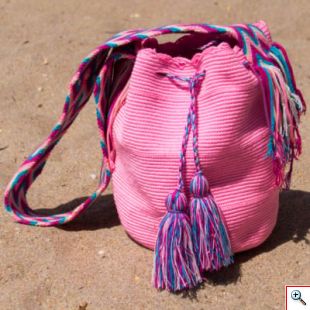 Μοναδική Χειροποίητη Κολομβιανή Πλεκτή Τσάντα - Wayuu Mochila