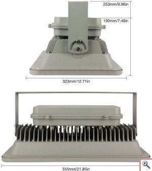Αδιάβροχος Προβολέας COB Led Εξωτερικού χώρου OEM IP65 Υπερυψηλής Φωτεινότητας 400W