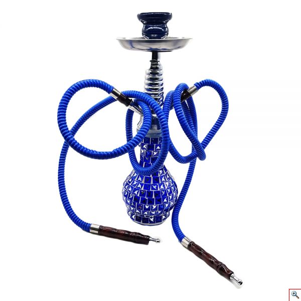 Ναργιλές 38εκ με 2 Σωλήνες - Shisha Hookah Mosaic