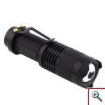 Super Mini Φακός 200 Lumens Υψηλής Φωτεινότητας CREE LED Q5 - Zoomable