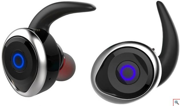 Αδιάβροχα Ασύρματα Ακουστικά Bluetooth Αφής TWS V4.2 - AWEI Wireless Headset Handsfree Ασημί