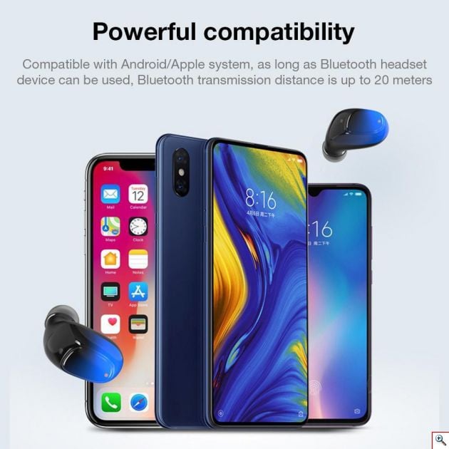 Bluetooth Ακουστικά TWS -ES01 Bluetooth 5.0