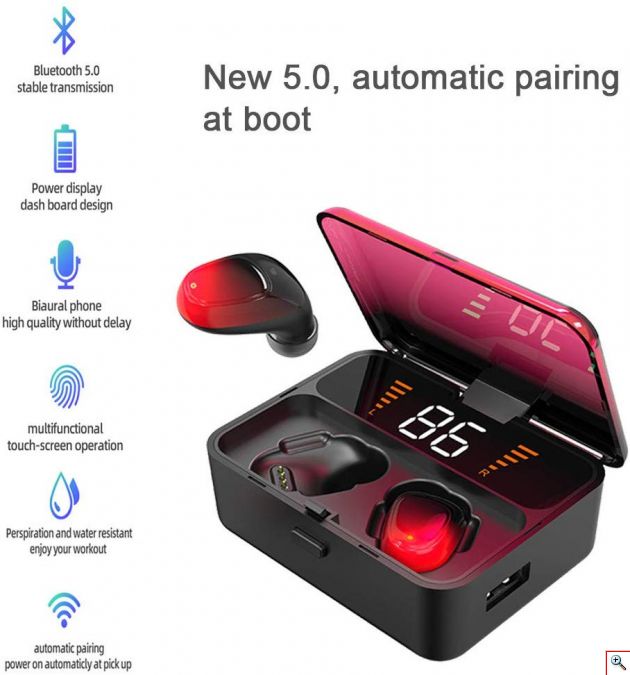 Bluetooth Ακουστικά TWS -ES01 Bluetooth 5.0