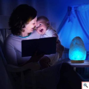 Διακοσμητικό Φωτιστικό Αλάτι Ιμαλαΐων LED με Χειριστήριο - Himalayan Salt Lamp