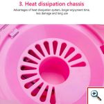 Μηχανή Παρασκευής Μαλλί της Γριάς 500W - Cotton Candy Maker