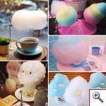 Μηχανή Παρασκευής Μαλλί της Γριάς 500W - Cotton Candy Maker