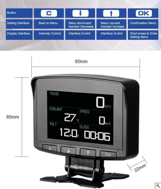 Διαγνωστικό Αυτοκινήτου - X50 PRO Car Computer Multifunction AUTOOL