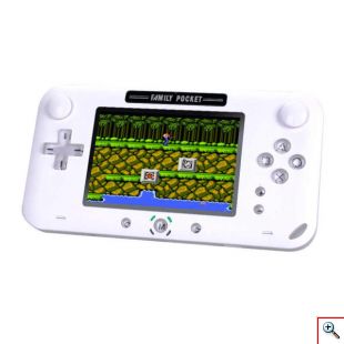 Gameboy Κονσόλα - Παιχνιδομηχανή με 208 Ρετρό Παιχνίδια – Family Pocket Digital Pad Λευκό