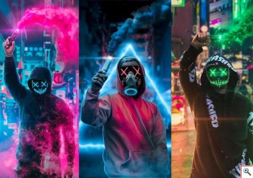 Purge Μάσκα LED για να Έχεις ό,τι Πρόσωπο Θέλεις με App Κινητού - Face Transforming Mask