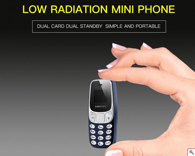 Ultra Mini Κινητό Τηλέφωνο SIM & Bluetooth Ακουστικό Handsfree - Mini CellPhone