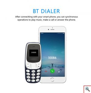 EZRA GMS Mini Κινητό Τηλέφωνο Smartphone με 2 SIM Card / BT CALL MC01 (Black / Gold / Red)