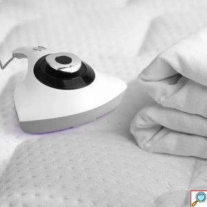 SuperCleaner Ηλεκτρικό Σκουπάκι 300W με Λάμπα UV για Ακάρεα, Μικροοργανισμούς & Μικρόβια, Μικρο Δονήσεις, Φίλτρο HEPA & Εξαερισμό για Αφύγρανση