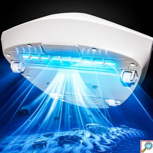 SuperCleaner Ηλεκτρικό Σκουπάκι 300W με Λάμπα UV για Ακάρεα, Μικροοργανισμούς & Μικρόβια, Μικρο Δονήσεις, Φίλτρο HEPA & Εξαερισμό για Αφύγρανση