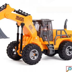 Τηλεκατευθυνόμενος Εκσκαφέας 2.4GHz RC με Τηλεχειριστήριο 26x10x9cm - Κίτρινος