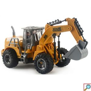 Τηλεκατευθυνόμενος Εκσκαφέας 2.4GHz RC με Τηλεχειριστήριο 26x10x9cm - Κίτρινος