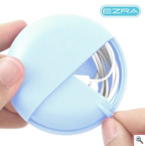 EZRA® Στρογγυλό Κουτί Αποθήκευσης - Θήκη Ακουστικών Ροζ