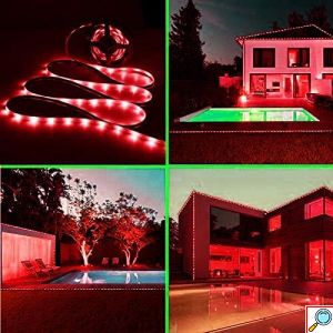 50m Φωτοταινία LED 2835 με Κόκκινο Φωτισμό - Αδιάβροχη - Aigostar