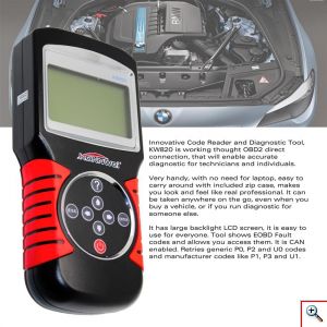 Ψηφιακό Διαγνωστικό Αυτοκινήτων obdII/eobd Scanner Konnwei KW82