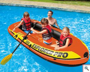 Φουσκωτή Βάρκα Explorer Pro 300 Set- INTEX 58358