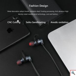 Awei AK3 Μαγνητικά Αδιάβροχα Ασύρματα Ακουστικά Bluetooth 4.1 σε Μαύρο
