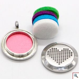 Κολιέ Αρωματοθεραπείας με 5 Σφουγγαράκια - Aromatic Therapy Necklace Love