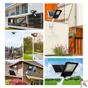 Ηλιακός Αδιάβροχος Προβολέας Δρόμου 150W Floodlight Series - Σύστημα Φωτισμού Εξωτερικού Χώρου με 204 LED