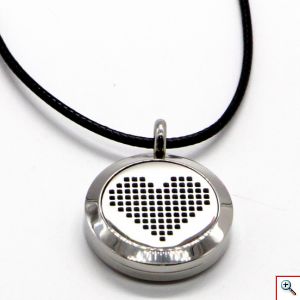 Κολιέ Αρωματοθεραπείας με 5 Σφουγγαράκια - Aromatic Therapy Necklace Love